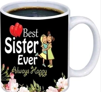 Birthday gift for Sister, Gifting mug For birthday, Rakshabandhan gift For big sister, little sister, Rakhi gift coffeemug, Rakhi gift for brother, Rakhi Gift For pyari bahana