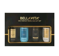 Bella Vita Perfume Deo Spray Travel Size Deodorant Gift Set - 50 ml x 4