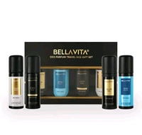 Bella Vita Perfume Deo Spray Travel Size Deodorant Gift Set - 50 ml x 4
