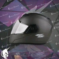 Urban Carrier ABS Material Shell Full Face Helmet, Unti UV Scratch Resistance Fog Resistance Visor - Gray