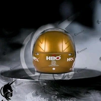 Urban Carrier URBAN CARRIER Dashing ISI Certified Open Face Helmet for Men and Women with Clear Visor Motorbike Helmet-ABS Material - Gold