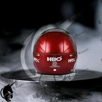 Urban Carrier URBAN CARRIER Dashing ISI Certified Open Face Helmet for Men and Women with Clear Visor Motorbike Helmet-ABS Material - Red