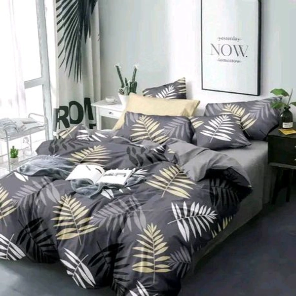 Anticca Home 100% Cotton Comforter Set With Bed Sheet 1+2, Comforter Size 90*90 and bed sheet Size 100*90 or pillow covers 18*28 inches 