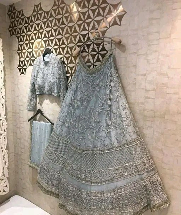 Charvi Ensemble Women Lehenga - Gray