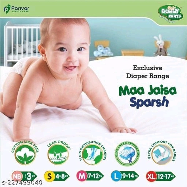 Parivar Healthcare Bummy pants Baby Daipers - NB (-3kg)