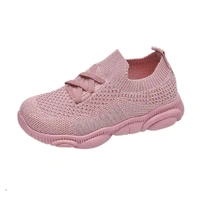Hopscotch Baby Girls Grid Cloth Solid Fixed Lace Athletic Shoes - 5.5 Kids Uk (18 - 24 Months)