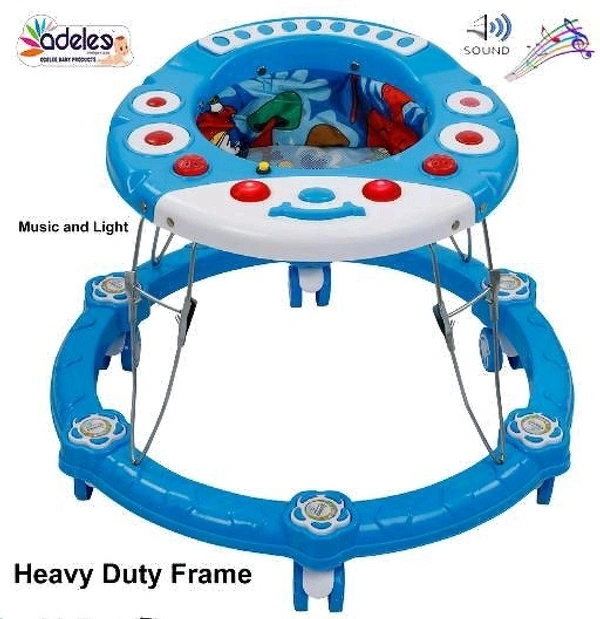 Odelee Smiley Musical Activity Walker - 0-2 Years