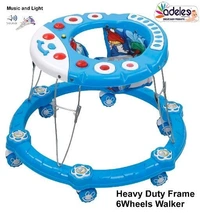 Odelee Smiley Musical Activity Walker - 0-2 Years