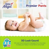 Little Angel Premier Baby Diaper Pants, New Born - 28 Count