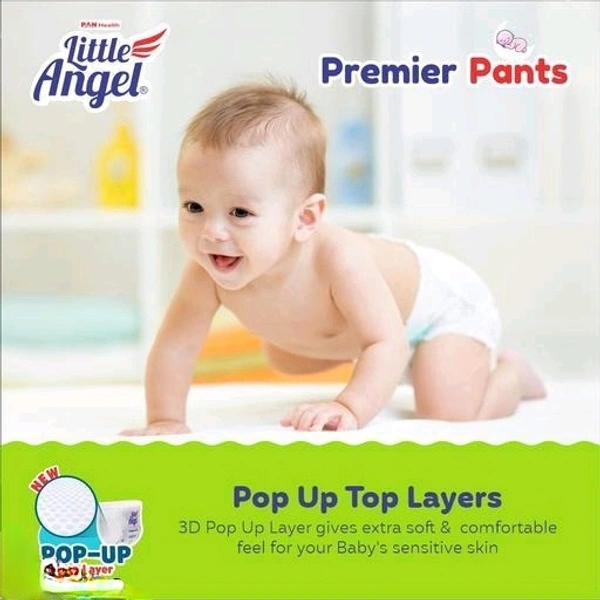 Little Angel Premier Baby Diaper Pants, New Born - 28 Count