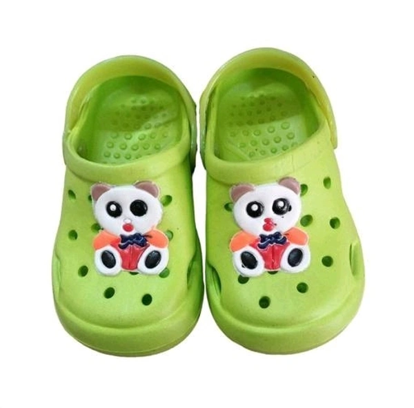 Firstcliq Sporty Classy Panda Clogs, a delightful pack of 2 for kids - 2-2.5 Year