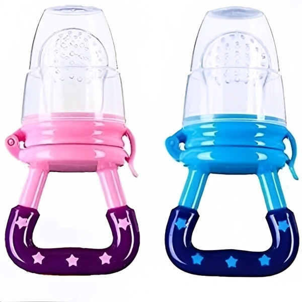 Baby Food and Fruit Feeder Cum Nibbler with Ergonomic Handle (Pack Of 2)