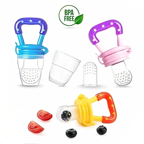 Baby Food and Fruit Feeder Cum Nibbler with Ergonomic Handle (Pack Of 2)