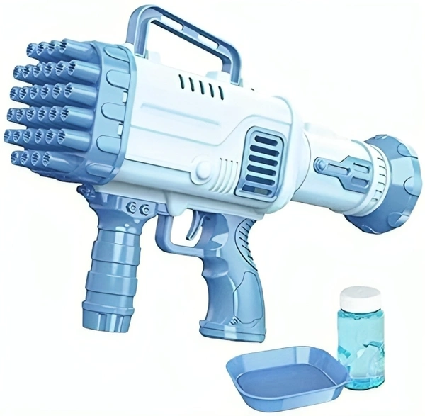 Hyrex 32 Holes Bubble Gun with Bubble Solution Gun