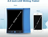 8.5 Inch LCD WritingTablet/Drawing Board/Doodle Board/Writing Pad with 2 Magnets - Reusable Portable E Writer Educational Toys