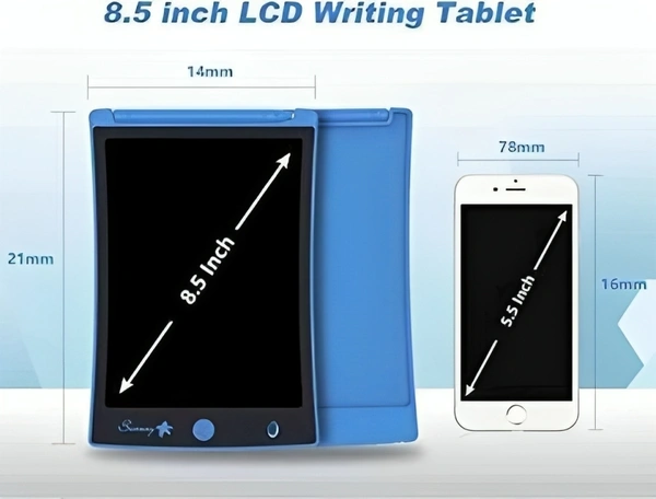 8.5 Inch LCD WritingTablet/Drawing Board/Doodle Board/Writing Pad with 2 Magnets - Reusable Portable E Writer Educational Toys