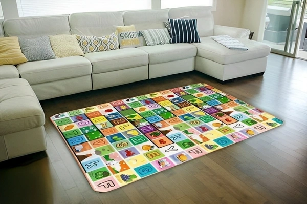 Multi-Colored Reversible Baby Play Mat
