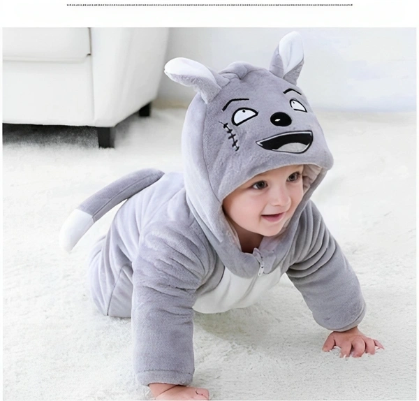Adorable Panda Style Baby Jumpsuit - BRANDONN Unisex Cosplay Outfit - 12-18 Month's, Nobel