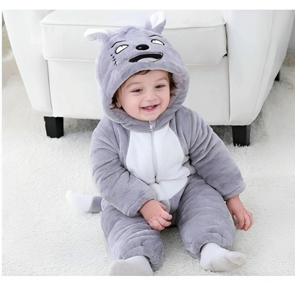 Adorable Panda Style Baby Jumpsuit - BRANDONN Unisex Cosplay Outfit - 3-6 Months, Nobel