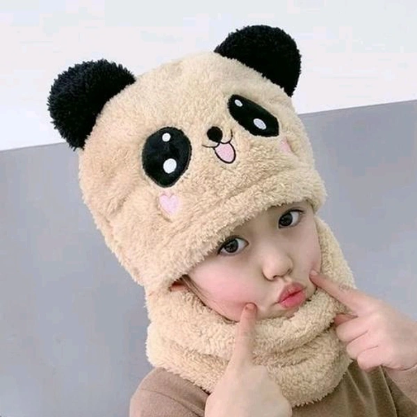 Panda Kids Woolen Cap - Salomie