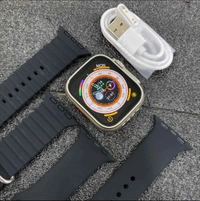 S8 Series 8 Ultra Smartwatch - 4G Simcard Supported Android Smartwatch - Black