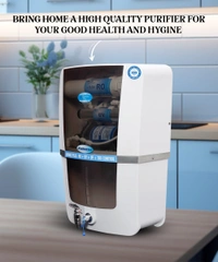 Advance Plus 12L RO+UV+UF+TDS Water Purifier for Home (White, Black)