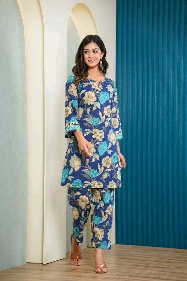 Blue Coord Set  - Blue, XXL