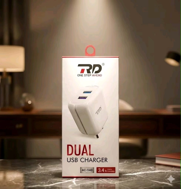 RD DUAL USB V8 MICRO CHARGER