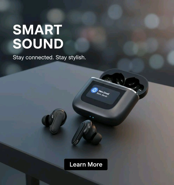 Rena New TWS Airpods With LED Screen