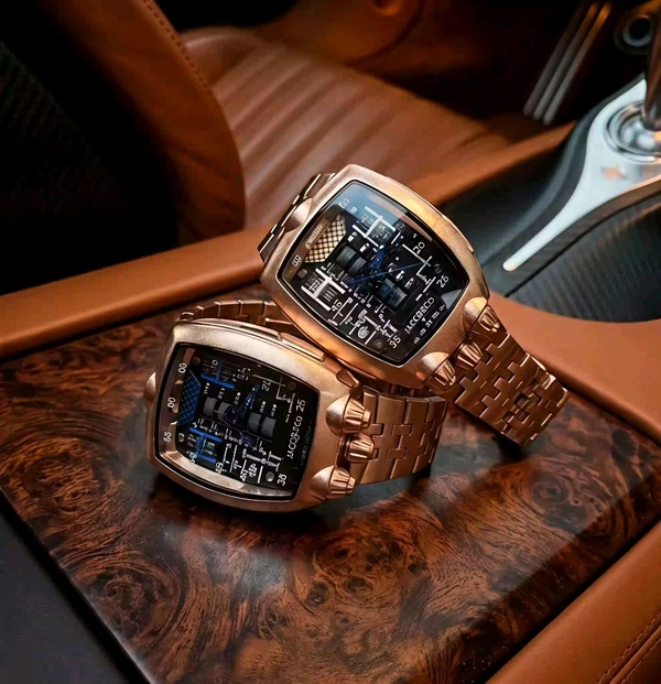 Rose Gold Luxury Racing Watch