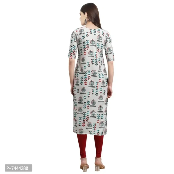 Stylish Crepe Printed Straight Kurta For Women- Pack Of 2 - 2XL