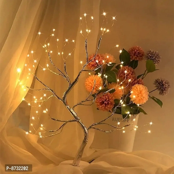 MV Tabletop Bonsai Tree Light 108 Fairy Stringl LED Lights DIY Artificial Fairy Light Tree Desk Lamp Battery/USB Operated Decoration for Bedroom Desktop Party Indoor Lights Gifts for Mother
