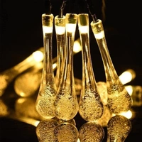 Newton Water Droplet String Lights for Indoor Outdoor Decoration Diwali Light for Party Birthday Diwali Christmas Navratri Valentine Gift Home Decoration Light (4 Meter 19 LED, Warm White)