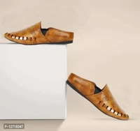 Austrich Men Stylish Mojari For Men - Tan, EURO42