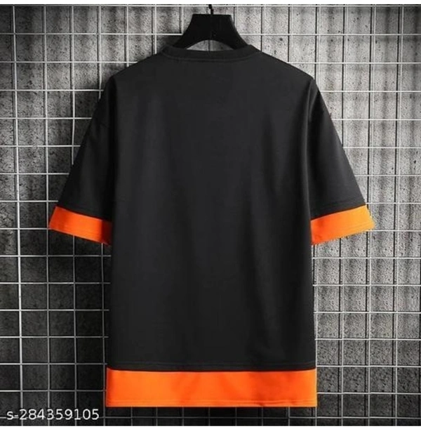 LIEO TRENDY MEN'S T-SHIRT - Black, L