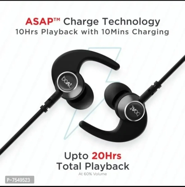 One Plus Dot Z Bass Neckband with Vibration Alert for Calls, in-Ear Wireless Earphones with 12 Hour Battery Life, Fast Charging Neckband