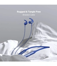 boAt Rockerz 335 Bluetooth Wireless in Ear Earphones with Qualcomm Aptx CVC, Upto 30 Hours Playback, ASAP Charge, Signature Sound, Ipx5 and Btv5.0 with Mic (Blue Ocean) - Blue