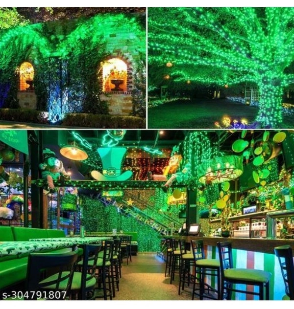 MPROW 11 Meter 40 LED Diwali Decorative Green Led String Light