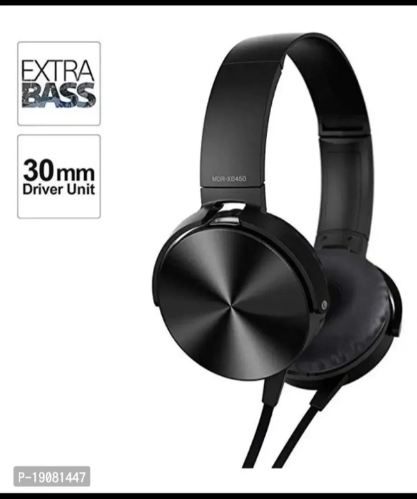 Sony Extra Bass On-Ear Wired Headphones with Mic (Multicolour) - Blue