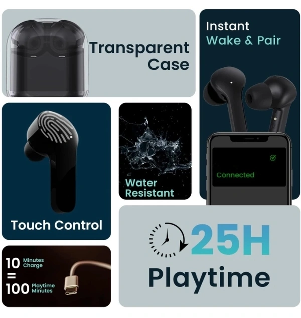 Stonx Buy Genuine i7 Twins True Wireless Earbuds with Power Dock Bluetooth Headset