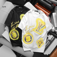 LoUis VuiTToN LoUiS VuiTToN Branded Tees 200 GSM Pure Cotton Heavy Quality - White, 3XL