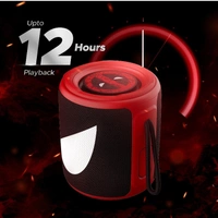 boAt Newly Launched Stone 352 Bluetooth Speaker with 10W RMS Stereo Sound, TWS Feature, Up to 12H Total Playtime, Multi-Compatibility Modes and Type-C Charging - Red