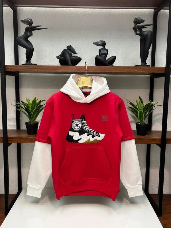 CONVERSE WINTER HOODIES FOR MEN - Red, XXL