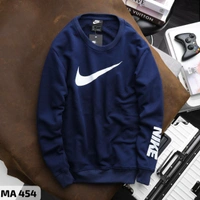 NikE NIKE Premium Sweatshirt Collections For Winter - Black, M
