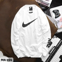 NikE NIKE Premium Sweatshirt Collections For Winter - Black, M