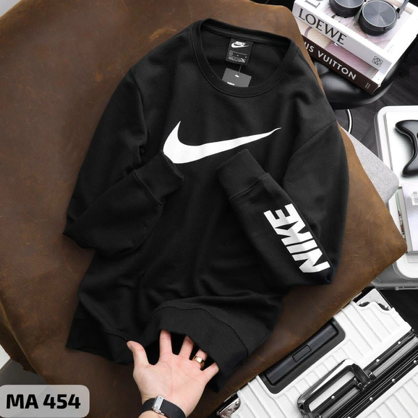 NikE NIKE Premium Sweatshirt Collections For Winter - Black, 3XL