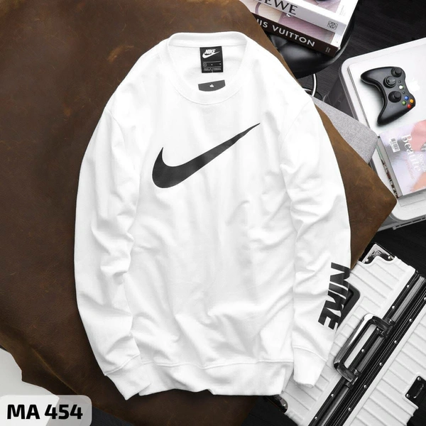 NikE NIKE Premium Sweatshirt Collections For Winter - White, 5XL