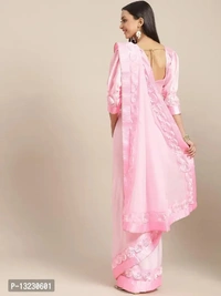 RIVA ENTERPRISE Women's Georgette Saree (9C-9LVV-T4Q8_Pink) - Pink