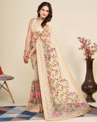 Newly Launched V Camaamika 8 Sarees - Peach