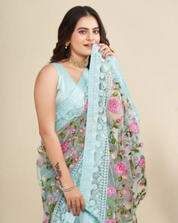 Newly Launched V Camaamika 8 Sarees - Peach
